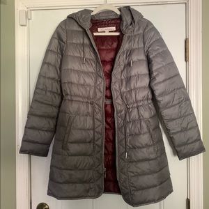 Kenneth Cole Hooded Puffy Coat